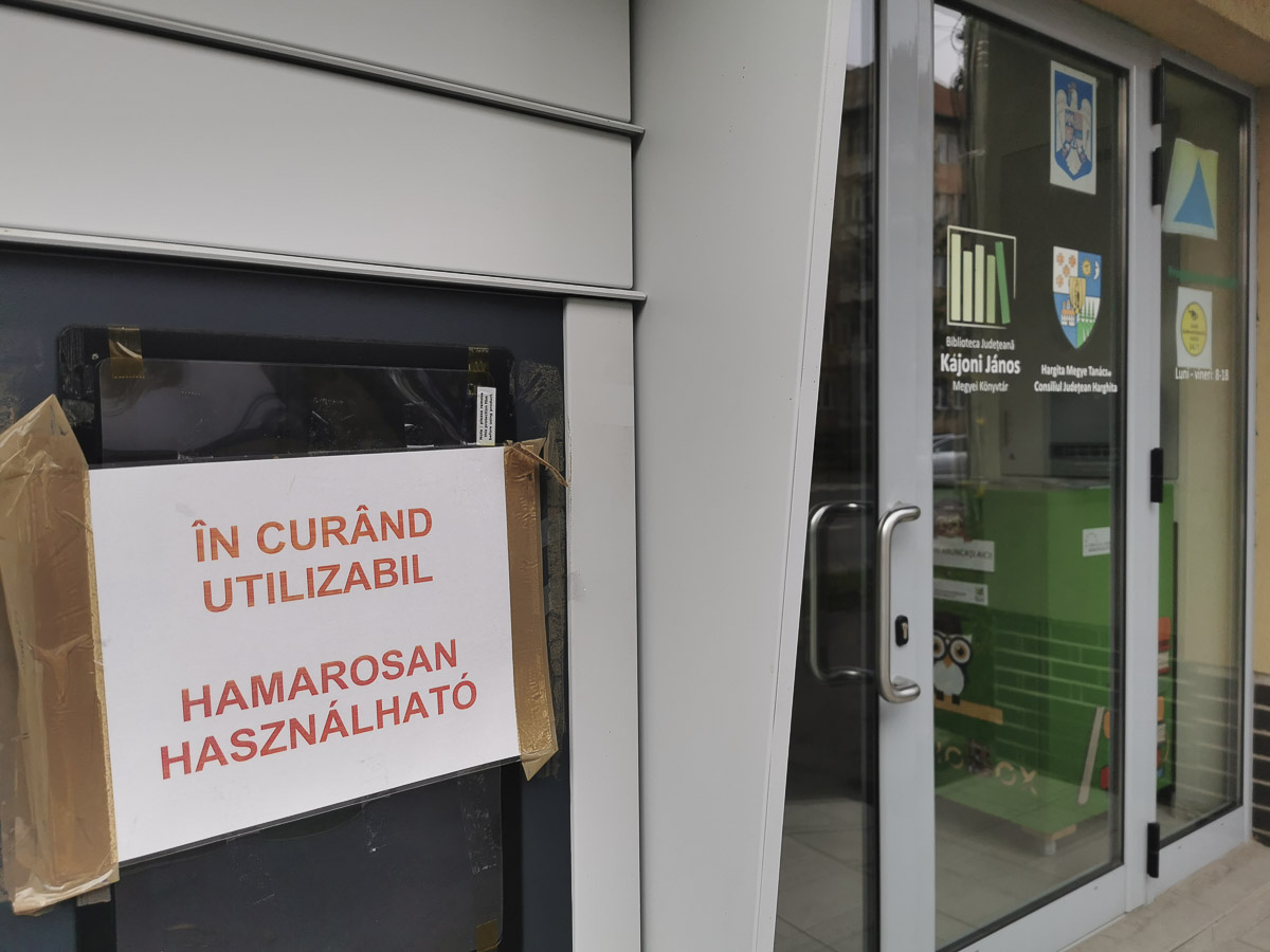 Nem használhatók a könyvautomaták